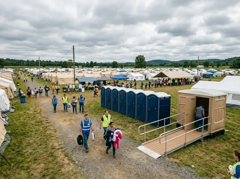 disaster-relief-camp-restrooms-010 — frequently asked questions, Dumpster & Portable Bathrooms Rental in Monroe City, MO